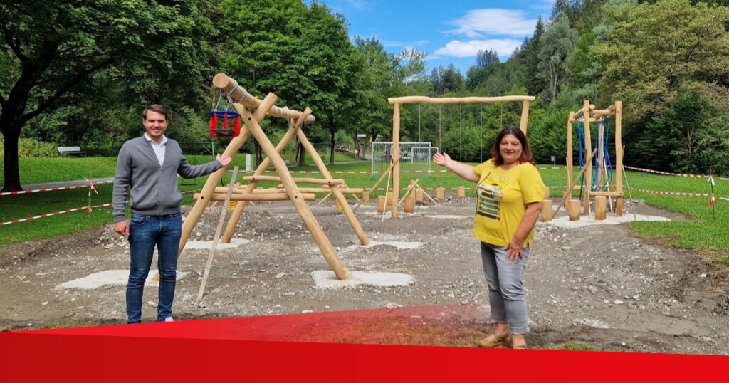 G&ouml;sseringgraben: Neuer Spielplatz im Entstehen