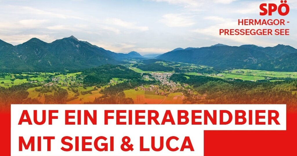 Auf ein Feierabendbier mit Siegi und Luca