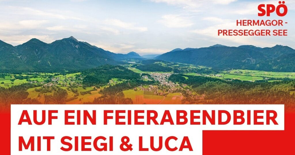 Auf ein Feierabendbier mit Siegi und Luca