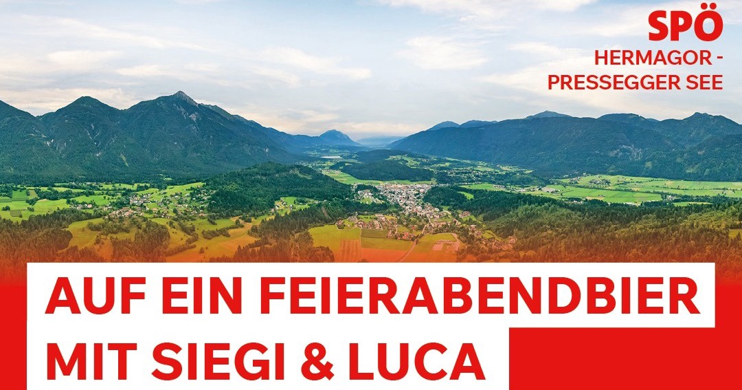 Auf ein Feierabendbier mit Siegi und Luca